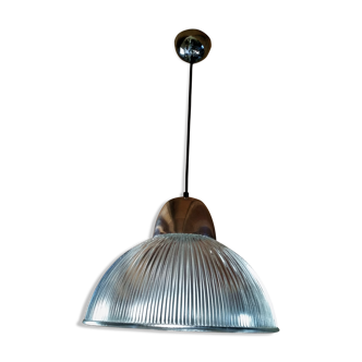 Metal and glass wall lamp