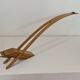 Syko desk lamp by bernard brousse in elm 1980s