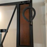 Wrought iron coat rack