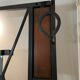 Wrought iron coat rack