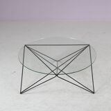 Table basse ronde des années 1960 en provenance de Suisse