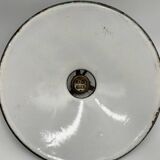 Enameled sheet metal pendant lights