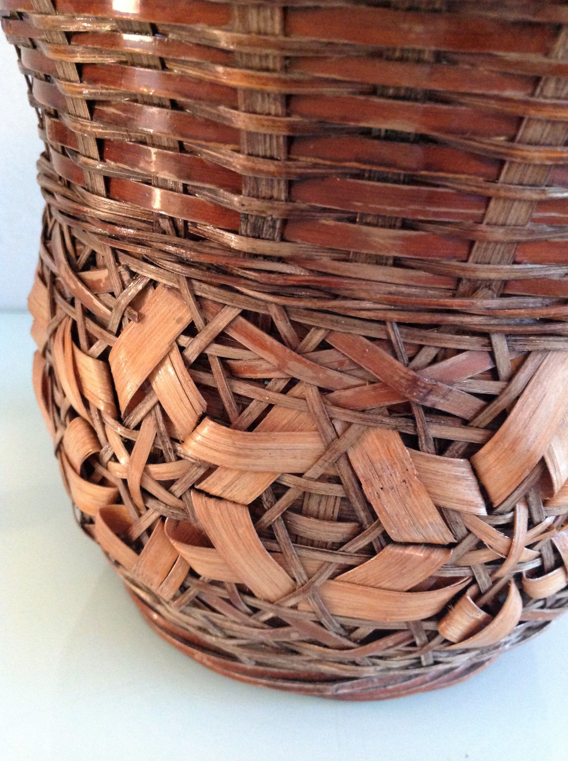 Braided wicker pot cover 60/70