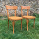 2 vintage Baumann bistro chairs 1940