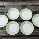 6 assiettes à dessert Salins