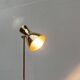 Lampadaire minimaliste en laiton suisse du milieu du siècle par Dieter Schulz pour Wohnbedarf Ag, années 1950