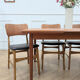 Teak dining table