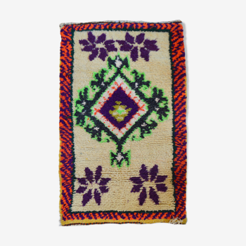 Tapis berbère violet 100 x 62 cm