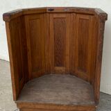 Wooden church pulpit