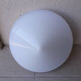 Ceiling light or conical wall light in opaline.
