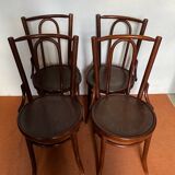 Suite de 4 chaises bistrot