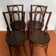 Suite de 4 chaises bistrot