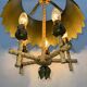 Florentine style chandelier Hollywood Regency 1960s