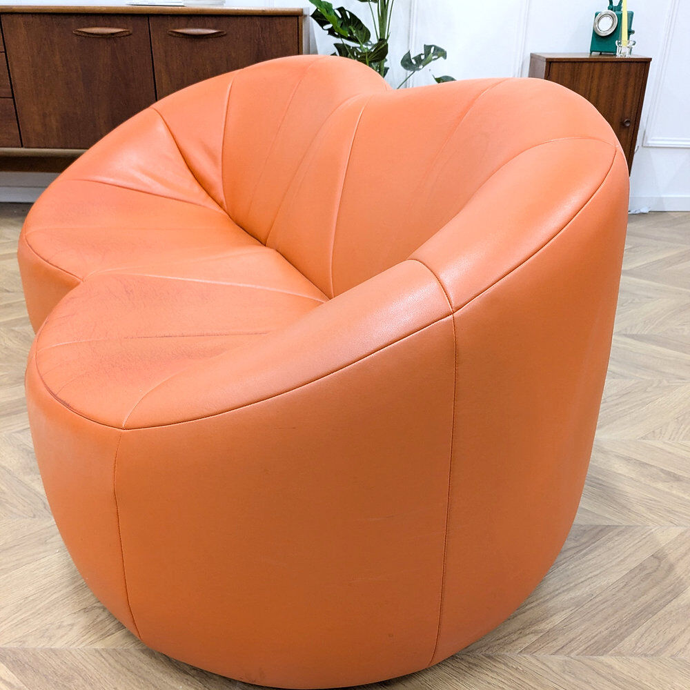 Pumpkin orange canapé