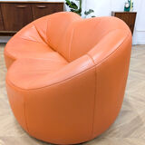 Pumpkin orange canapé