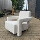 Cassina Utrecht chair in Beige Bouclé, Gerrit Rietveld, in NEW CONDITION!!