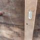 Table ovale en bois et rotin , début XX Siècle