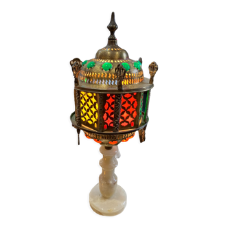 Lantern orientalist floor lamp