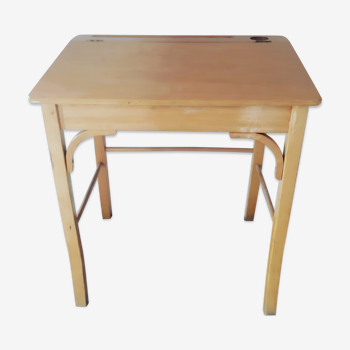 Wooden desk from the 1950s