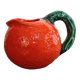 Orange pitcher in Corsican slip