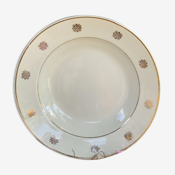 Hollow plate in earthenware