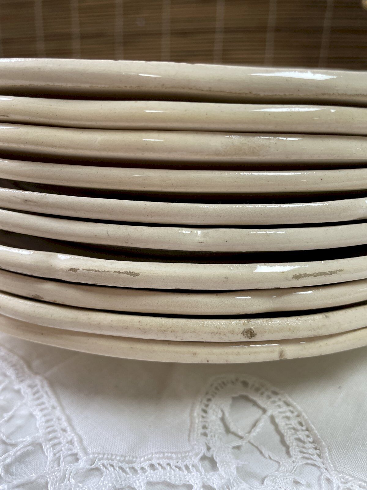 10 assiettes plates Moulin des Loups Beauce
