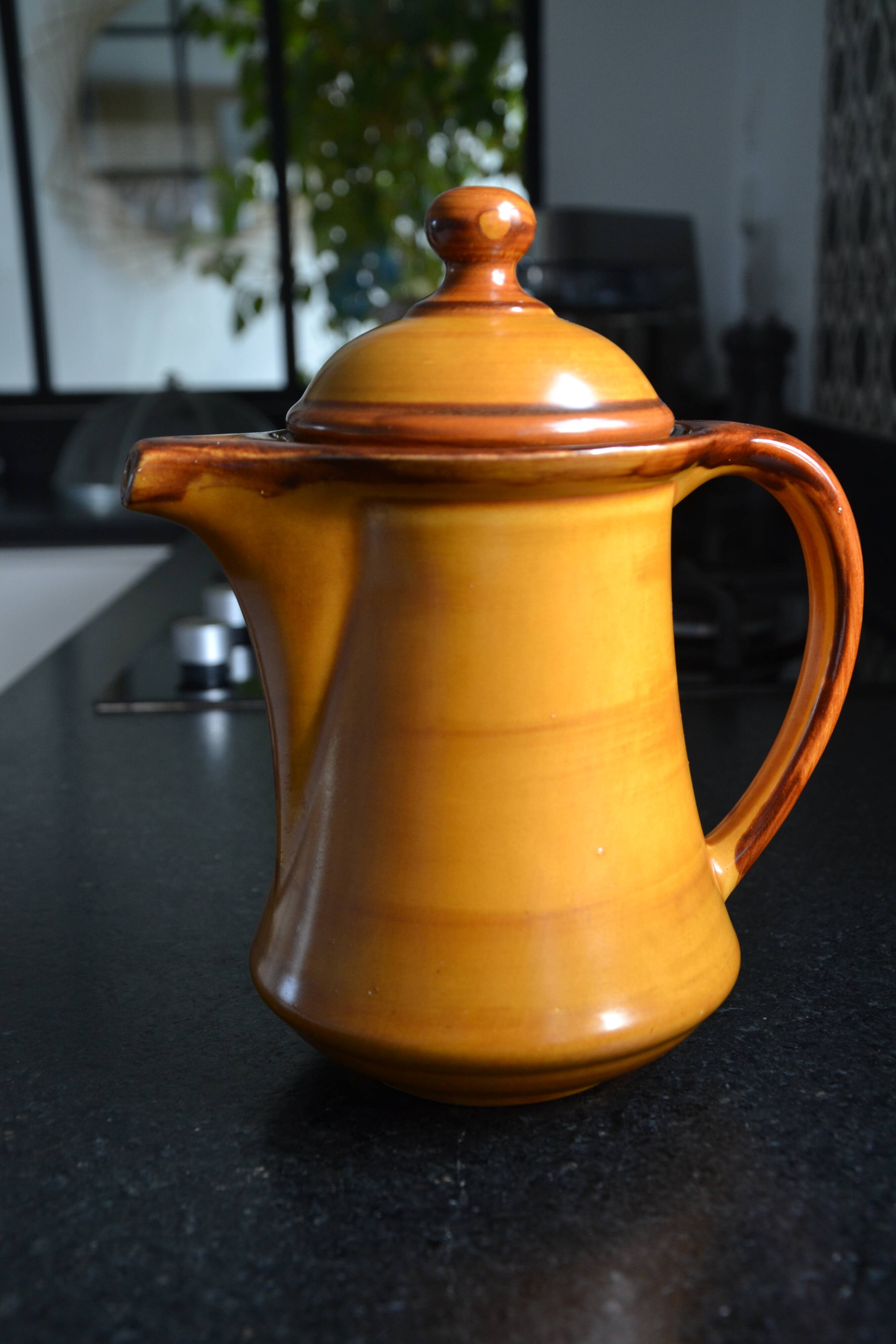Brown St Clément coffee maker from the 50s/60s