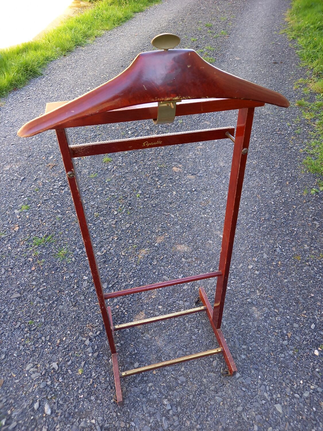 Valet de nuit années 60 acajou Sipratic