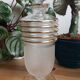 Deco style decan gilded borders and engraved glass