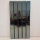 Modular wall mirror Gronda and coat rack Luciano Bertoncini for Elco