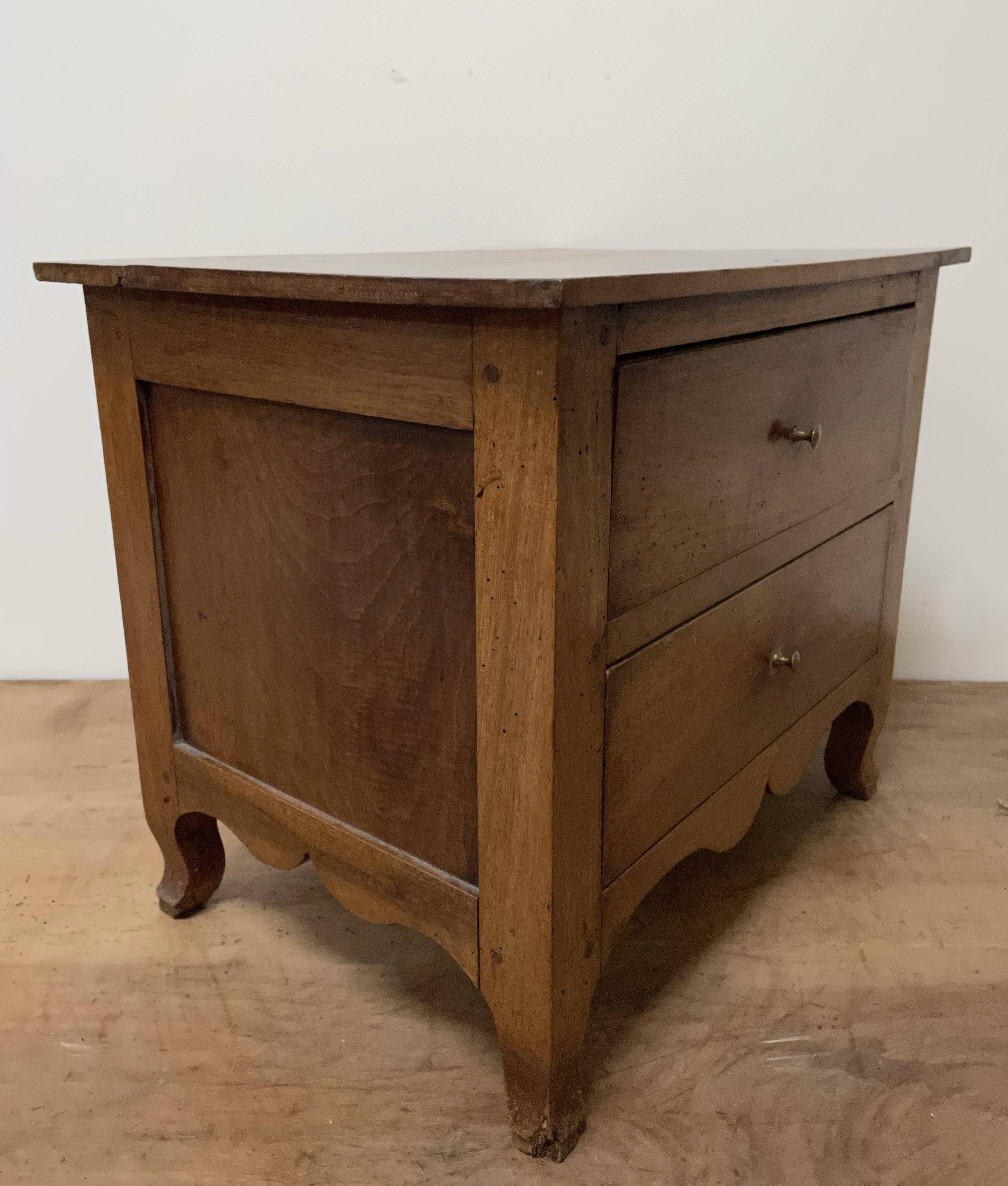 Low walnut cabinet