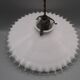 Suspension en opaline blanche