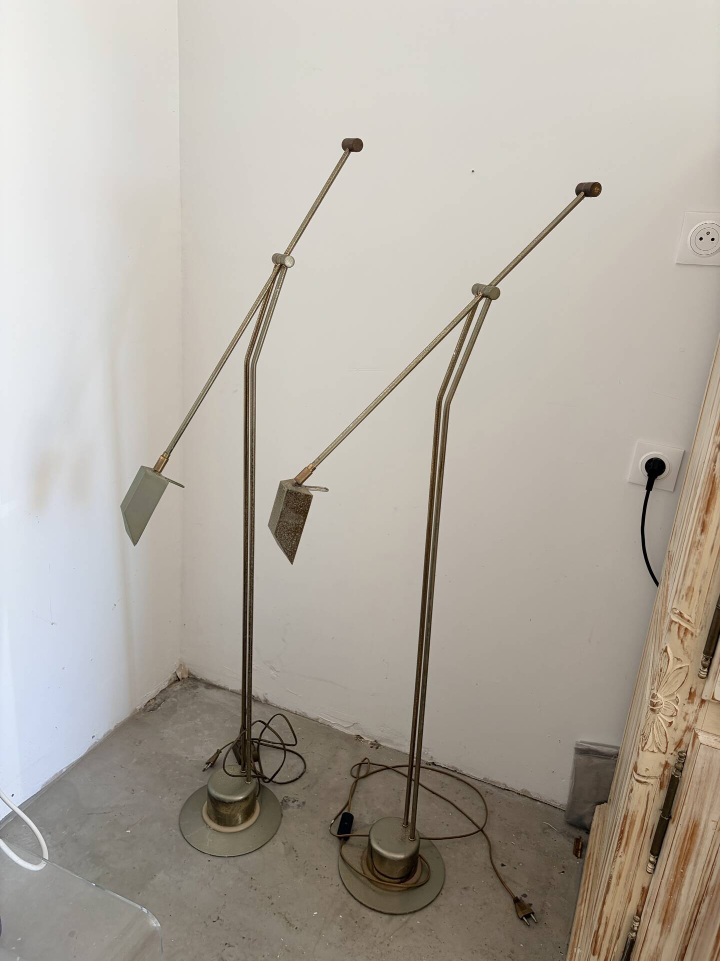 Lampadaires, liseuses en bronze Massive