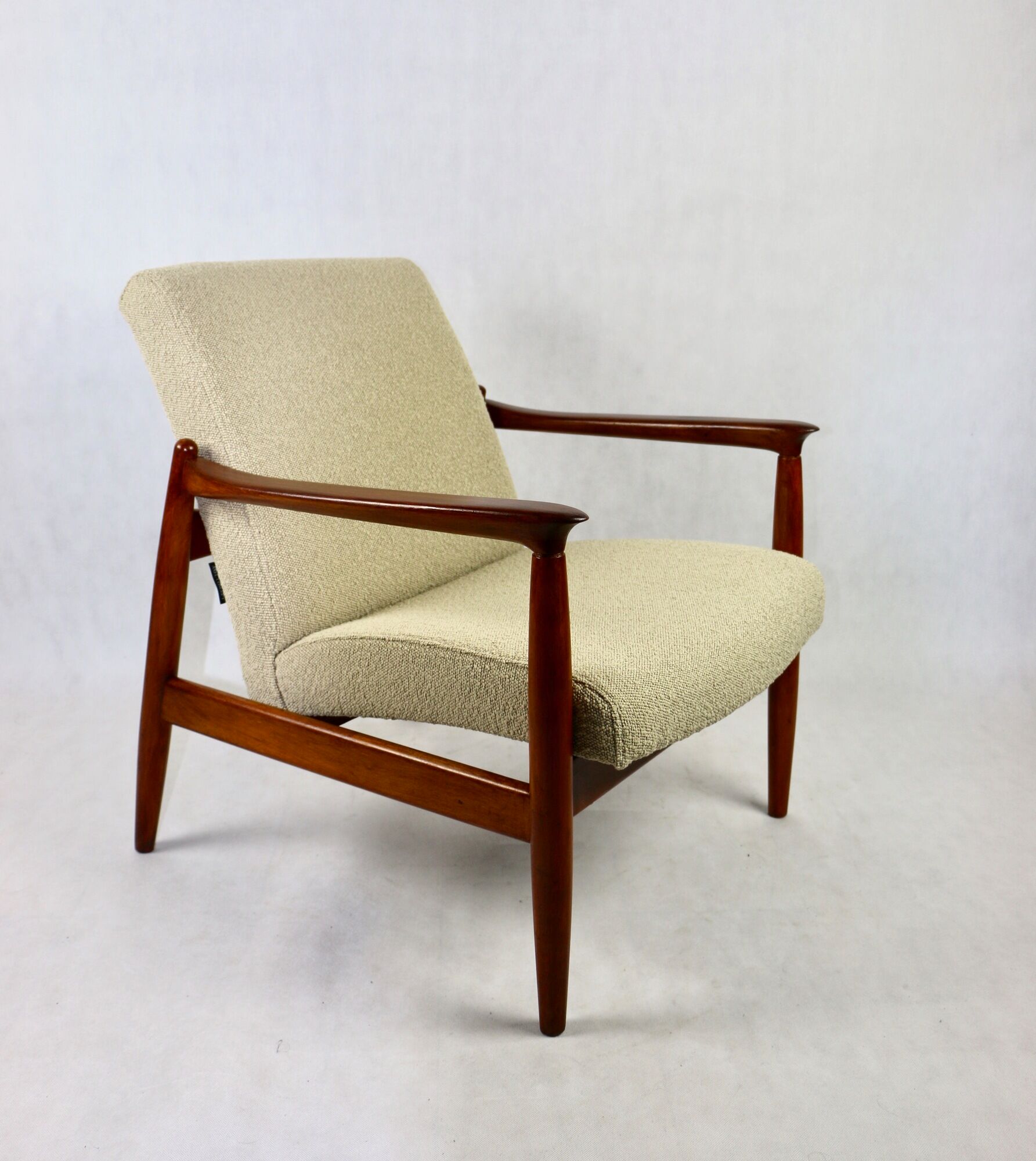 Beige Boucle GFM-64 Armchair