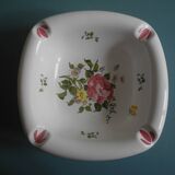 large ceramic vintage decorative French ashtray