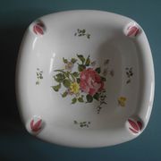 large ceramic vintage decorative French ashtray