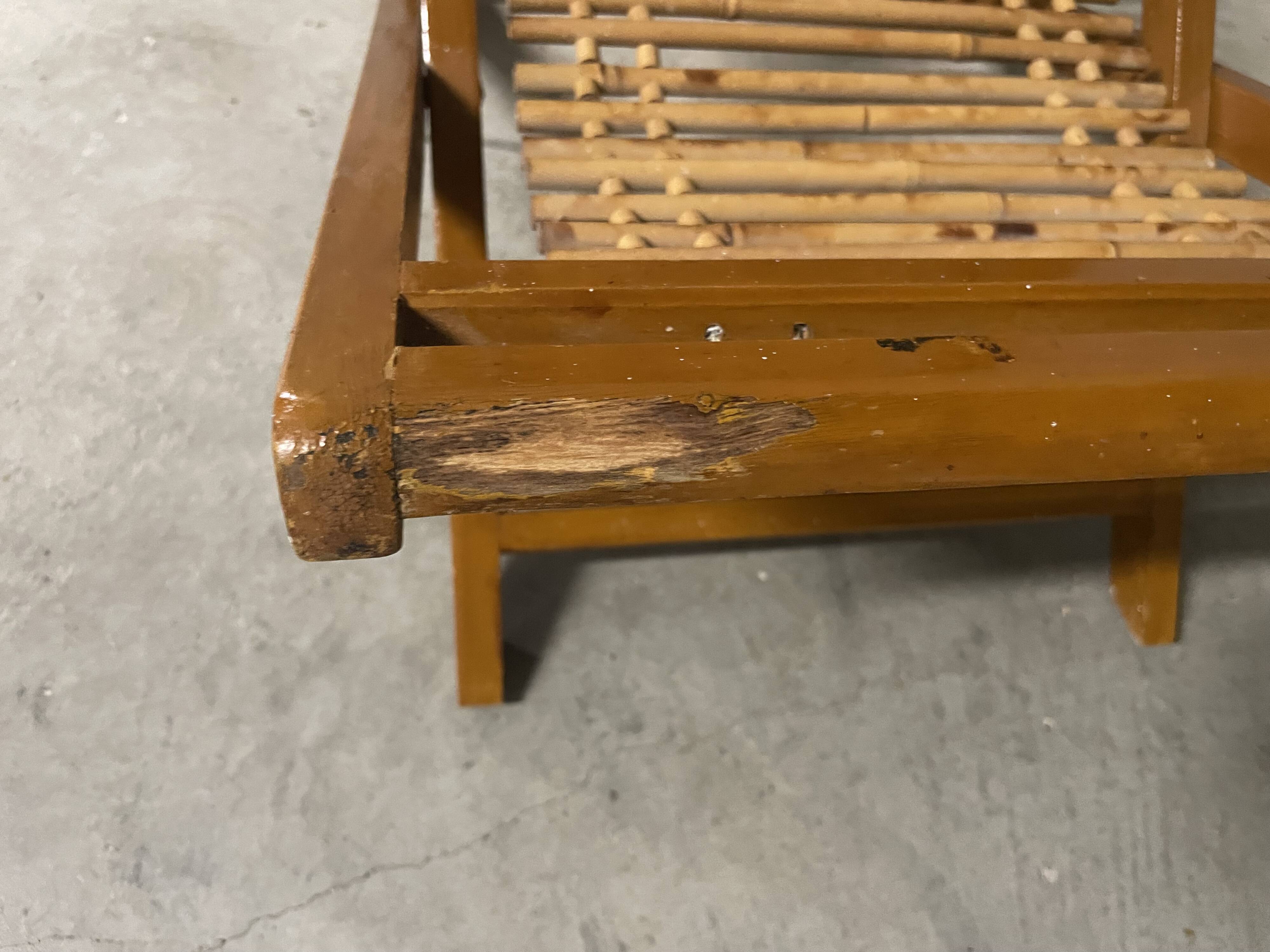 Chaise longue enfant années 50