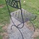 Serie de 6 chaises en acier