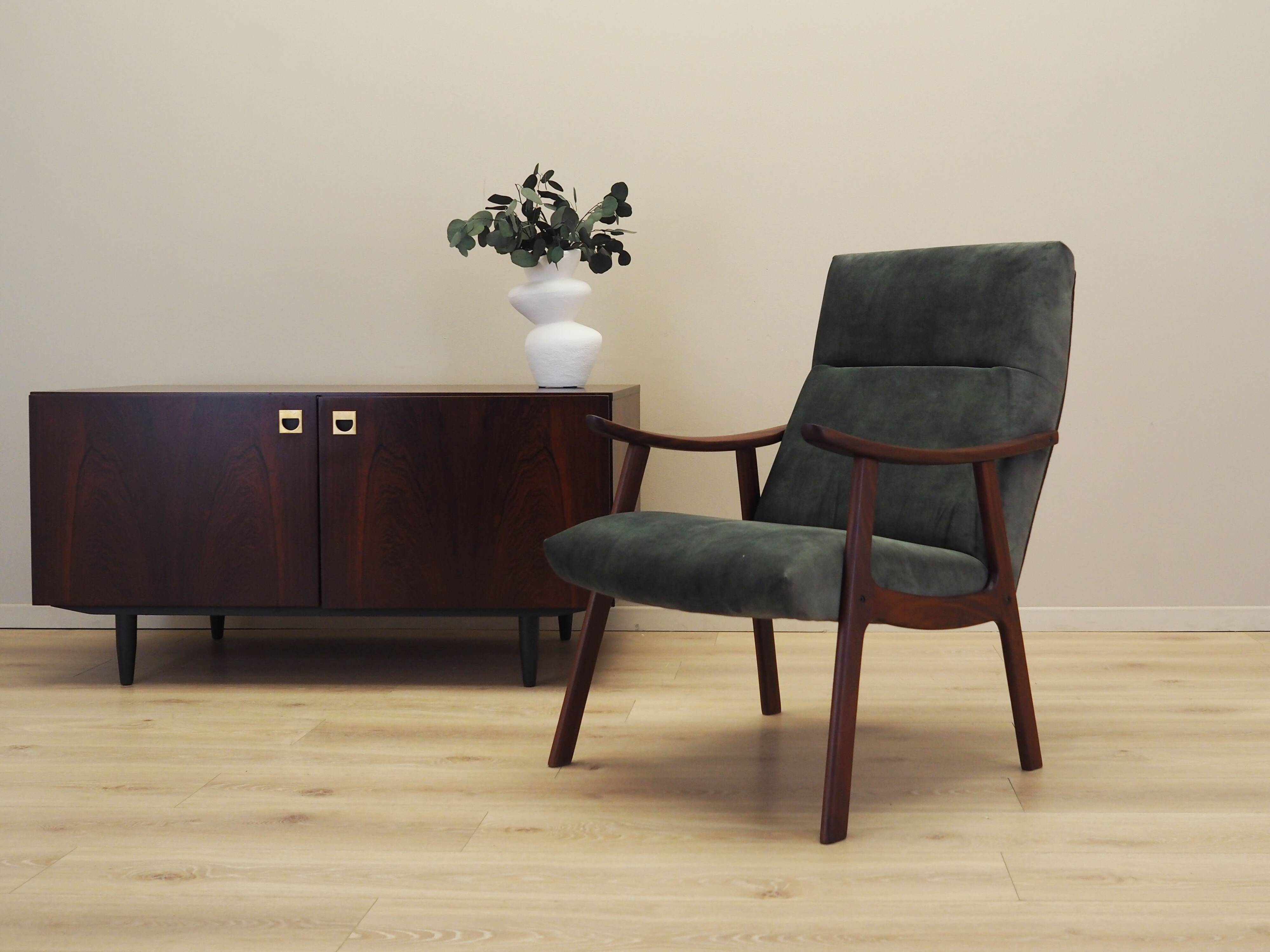 Teak armchair, Danish design, 1970s, production: Denmark