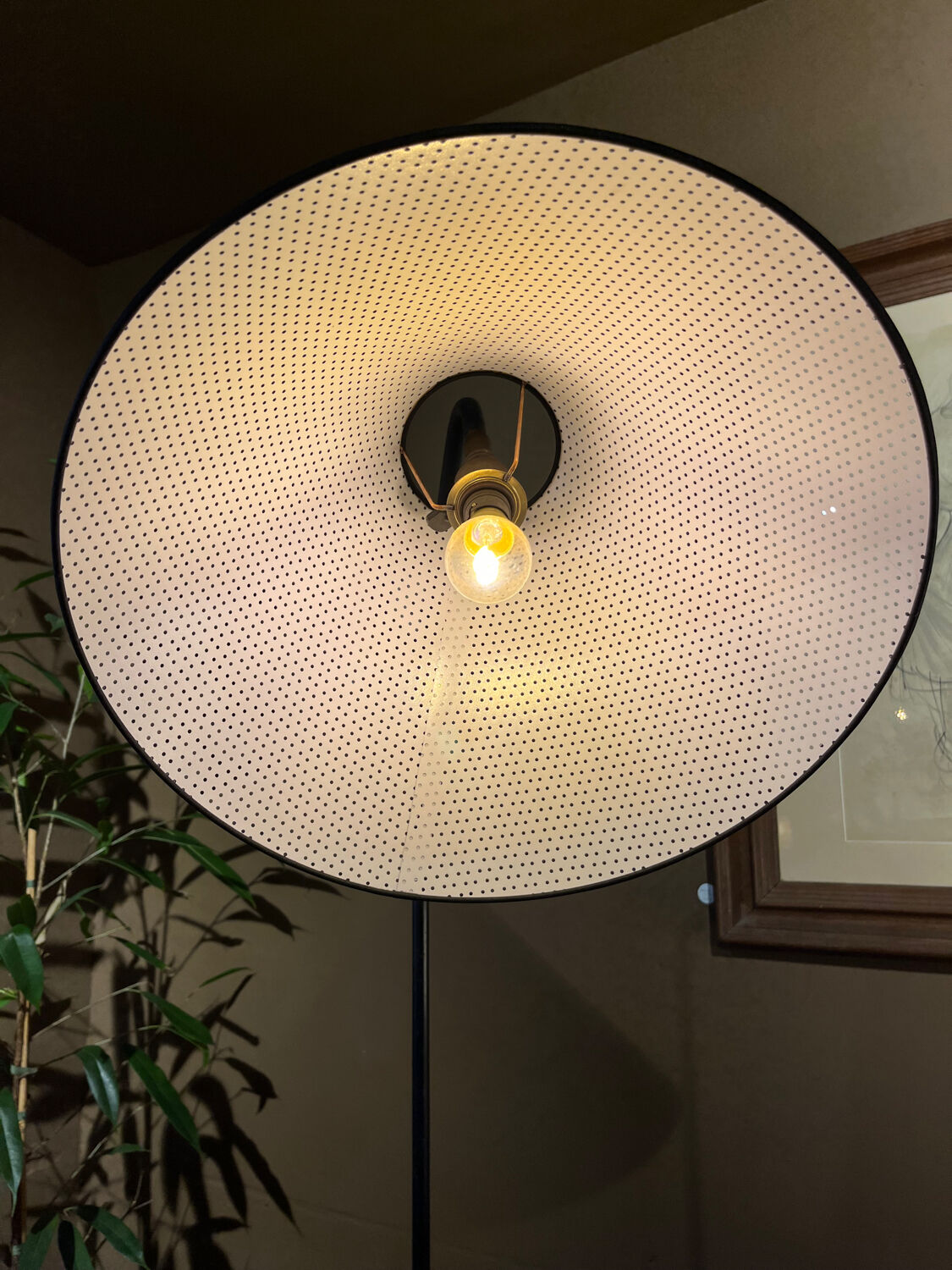 Floor lamp/magazine holder 1950