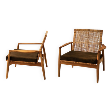 Pair of armchairs model SW 96 by Finn Juhl
