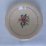Vintage Digoin Sarreguemines plate with a round rim 200236