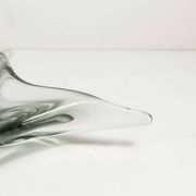 Green Murano glass ashtray