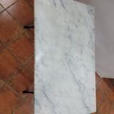 Bistro table with marble top