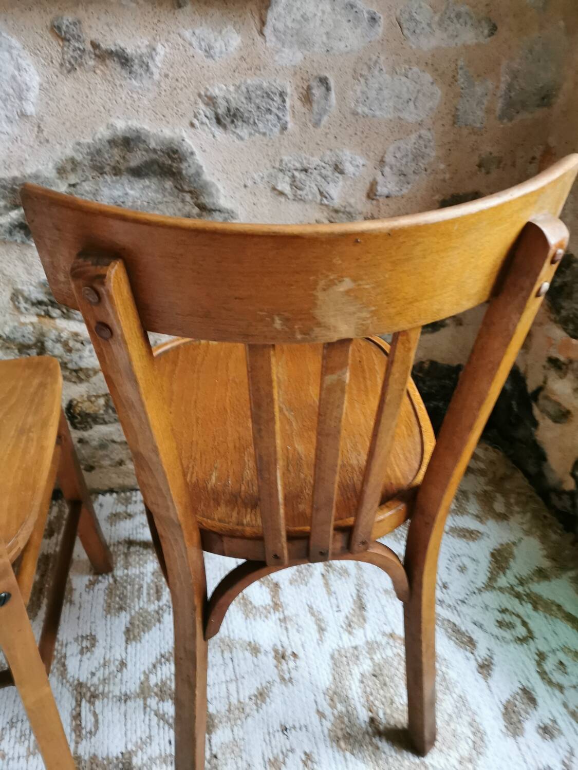 Duo of Bistro Chairs, Baumann
