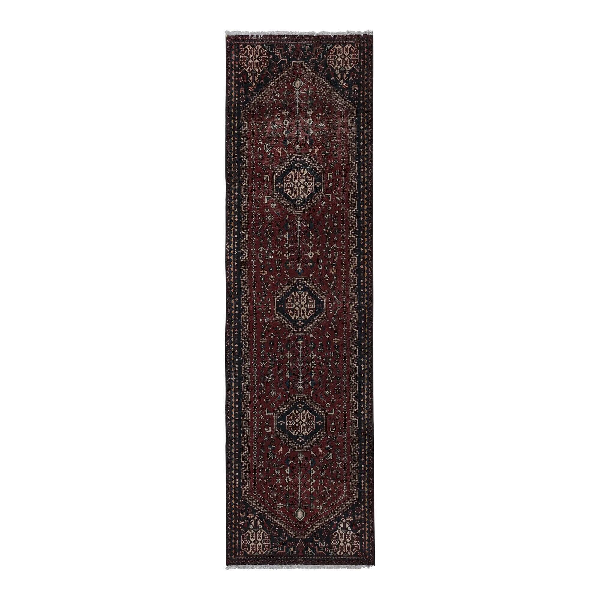 Vintage Turkish hallway rug 80x290 cm
