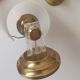 Pair of vintage scroll wall lights