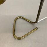 Lampe de table kalmar style hollywood regency brass table light, autriche, années 1950