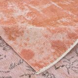 Salmon & Peach Turkish Vintage Rug, 167x286Cm