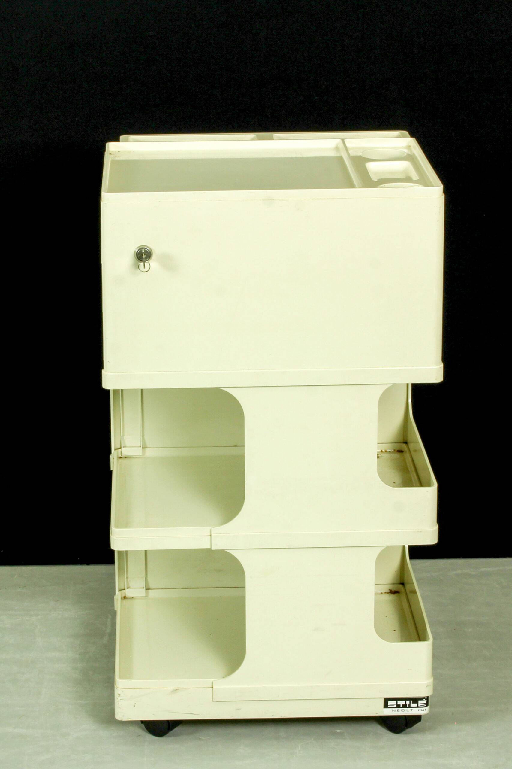 Mid-century artist's trolley for Stile Neolt by Giovanni Pelis, 1970s